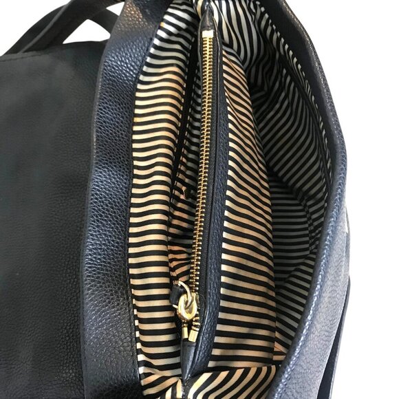 Kate Spade Black Leather Cross Body Bag With Tassels - Picture 7 of 7